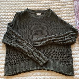 Dark green sweater